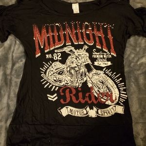 Bling Midnight Rider short sleeve T-Shirt